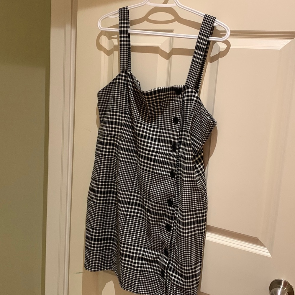 plaid dress